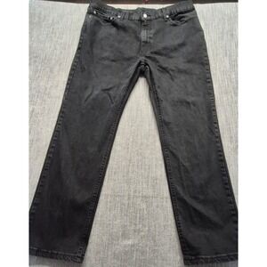 Levi 541 men's black denim blue jeans 40x32‎ athletic fit taper legs Cotton